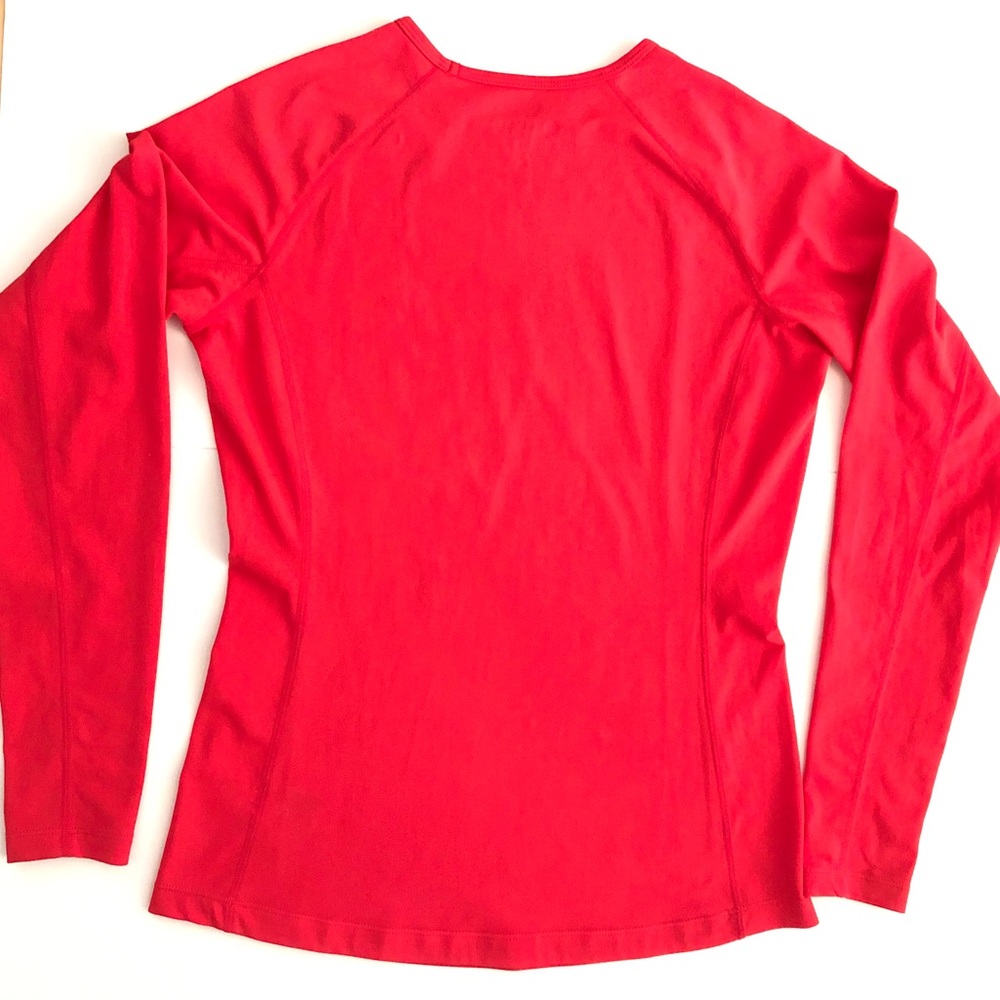 Coolibar Swim Top Red UPF 50+ Sun Protection Size XS Long Sleeves